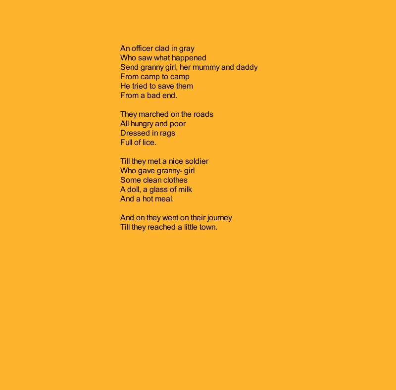 Holocaust poem