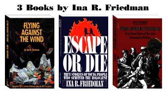 Three books by Ina Friedman - click on book images