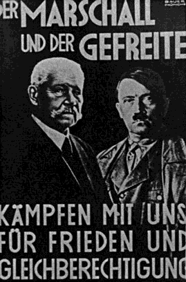 Hitler campaign poster