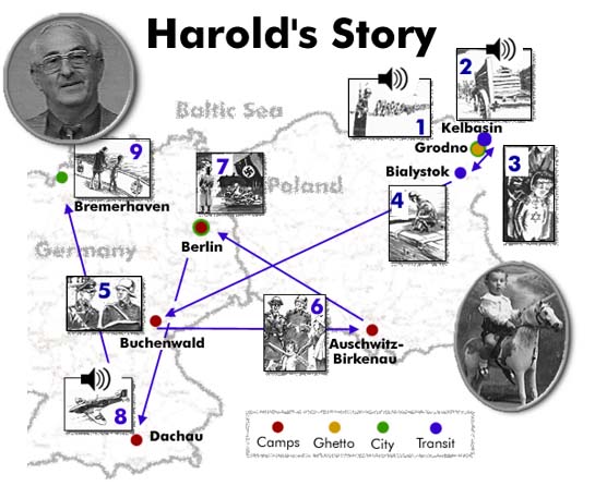 Harold Gordon Map Holocaust Survivor