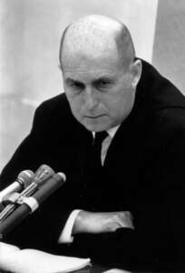 Moshe Landau Presiding Judge The Trial of Adolf Eichmann