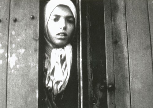An image of 10-year-old Settela Steinbach, a Dutch Romani girl on a train to Auschwitz in 1944, became an icon of children in the Holocaust